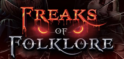 Image depicting eerie mythical creatures from various folklore tales on the reels of the Freaks of Folklore slot game.